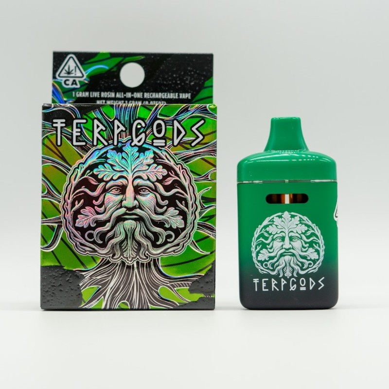 Terp Gods Alcatraz OG (S/H) Live Rosin Dual Tank AIO 1g
