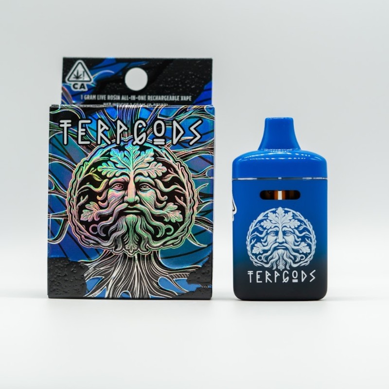 Terp Gods THC Bomb (H) Live Rosin Dual Tank AIO 1g
