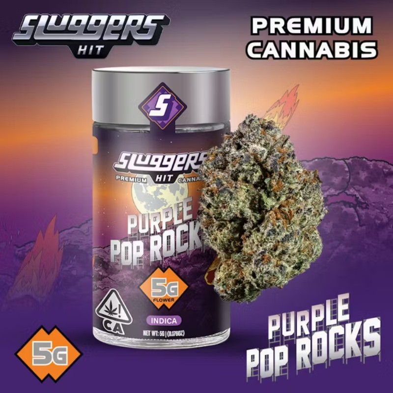 Sluggers Purple Pop Rocks (I) Flower 5g