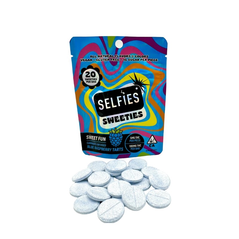 Selfies Sweet Fun Blue Raspberry (S) Tarts 100mg