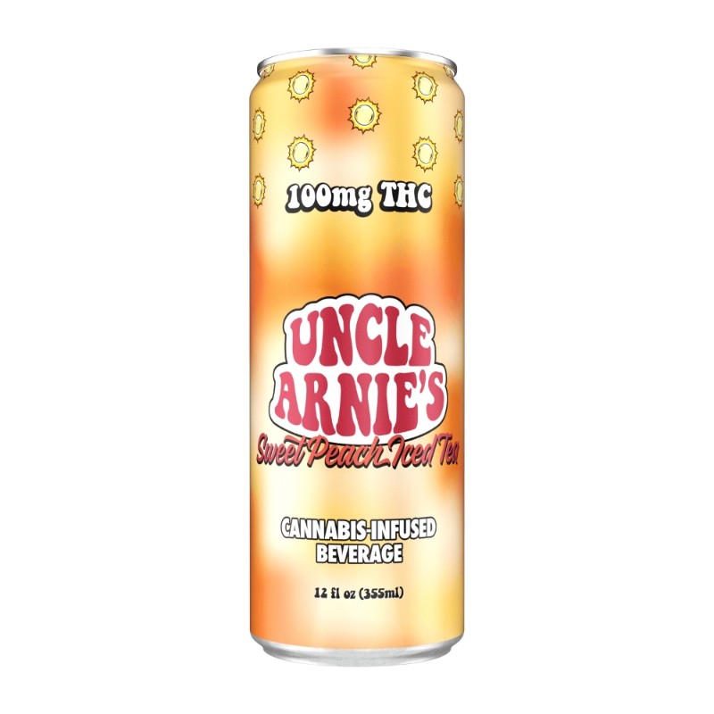 Uncle Arnie's Sweet Peach Iced Tea 12oz 100mg