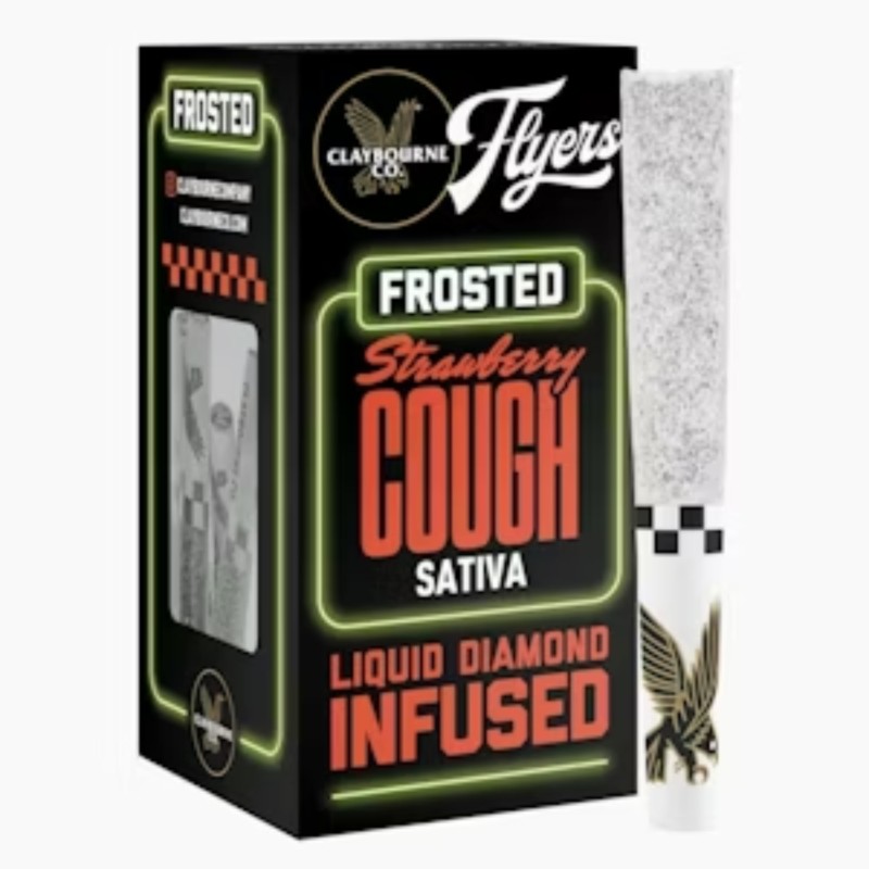 Claybourne Strawberry Cough (S) Diamond Infused 5pk 2.5g