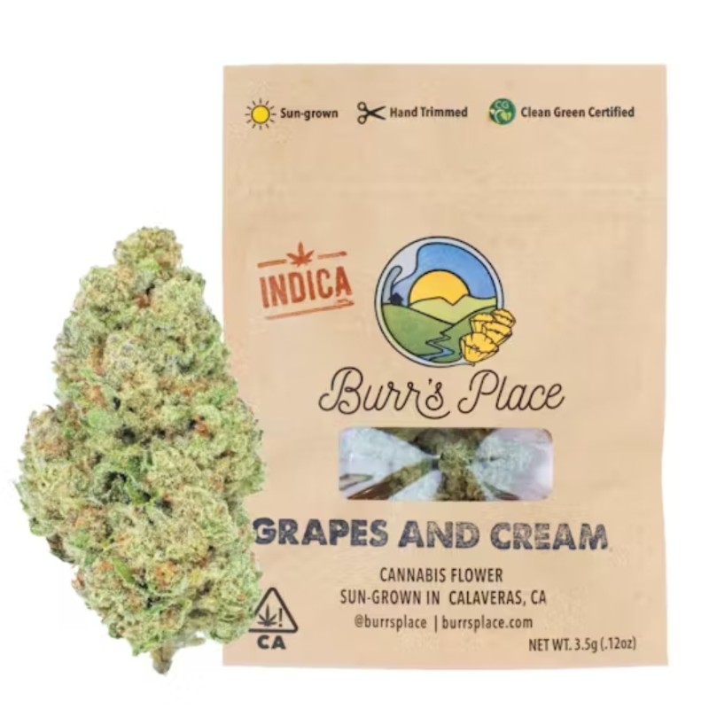 Burr's Place Grapes and Cream (I) Flower 3.5g