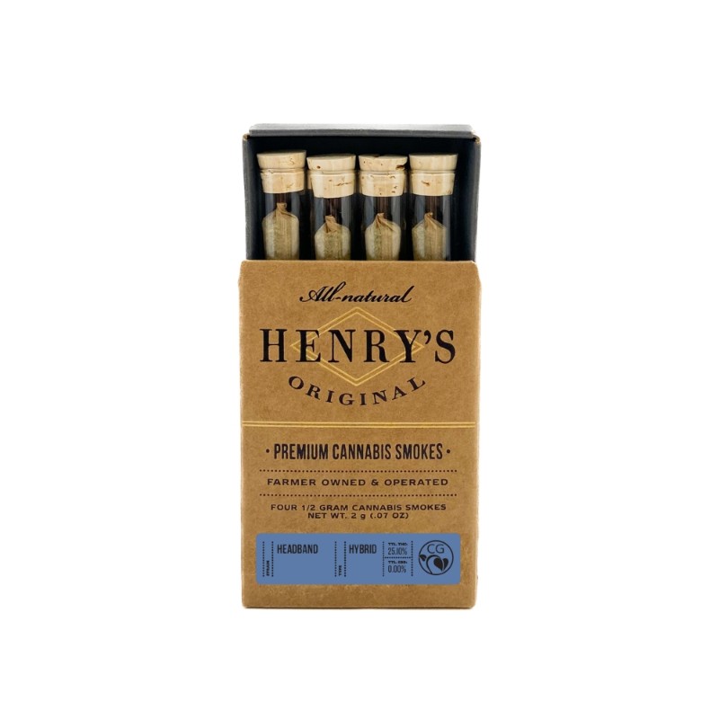 Henry's Headband (H) Preroll 4pk 2g