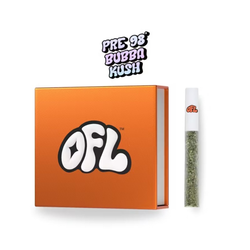 Oakfruitland Pre-98 Bubba (I) Preroll 5pk 3.5g