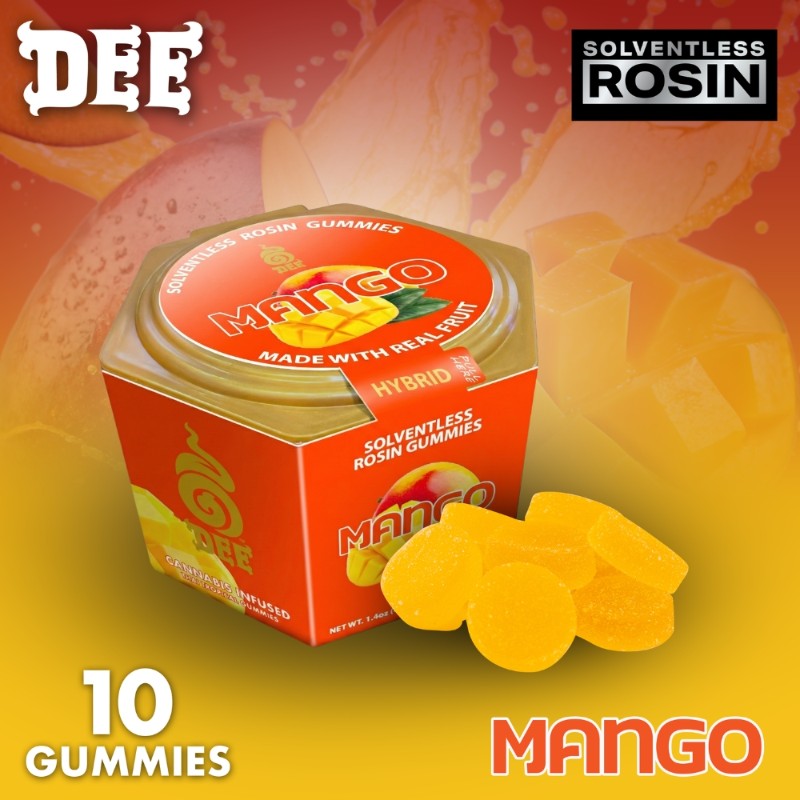 Dee Bliss Mango (H) Rosin Gummies 100mg