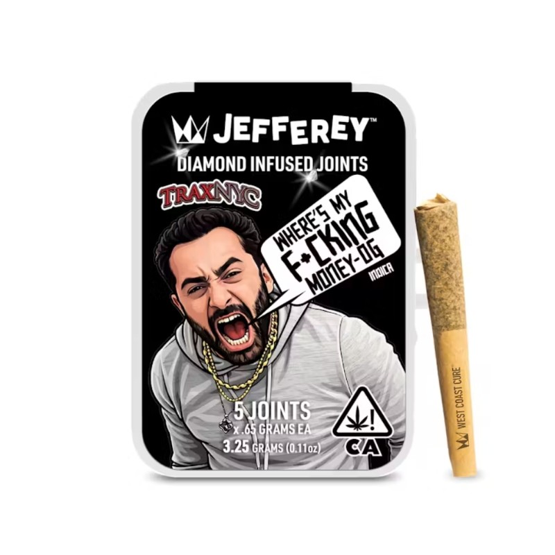 WCC TRAXNYC Where's My F*cking Money OG (I) Infused Preroll 5pk 3.25g