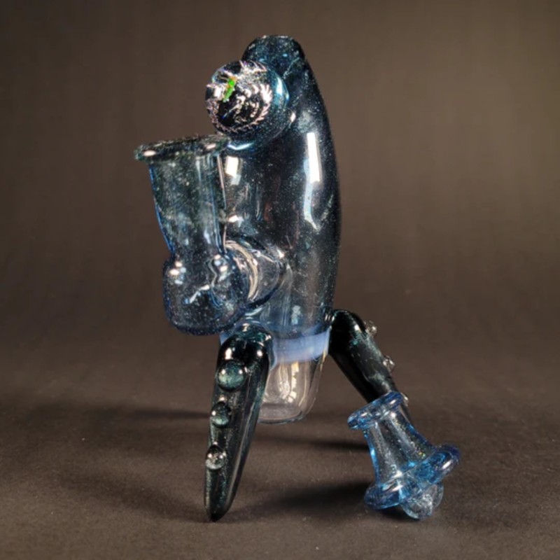 Fo Glass UV Rocket Ship Bong
