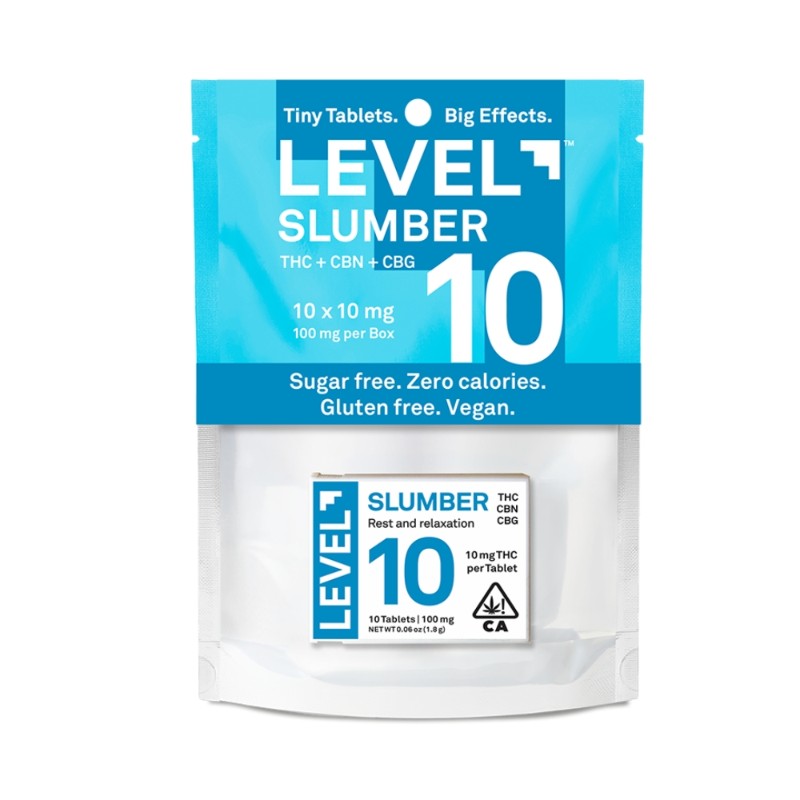 Level 10 Slumber THC:CBN:CBG 10:5:3 (I) 10pk Tablet 180mg