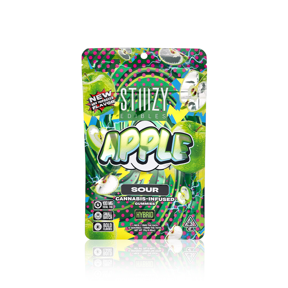 STIIIZY - Edible - Sour Apple - Nano Gummies - 100MG
