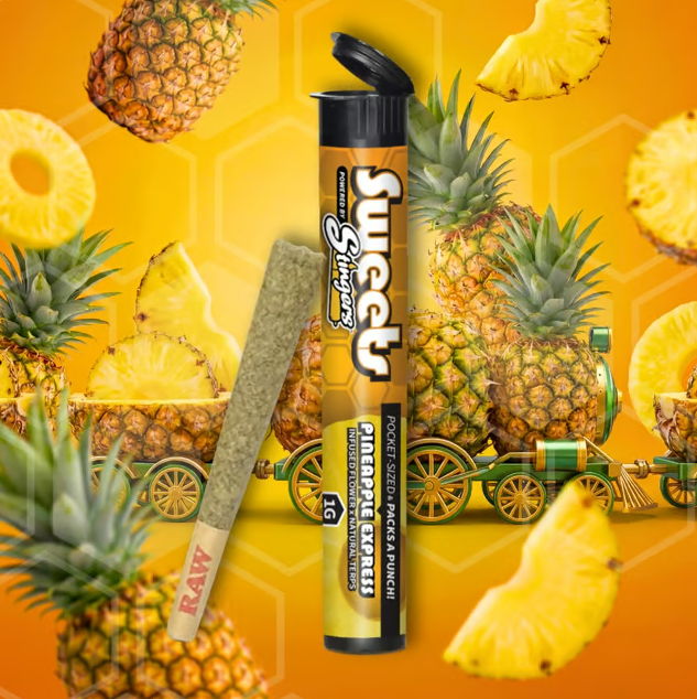 Stingers Sweets Pineapple Express 1g Infused Preroll
