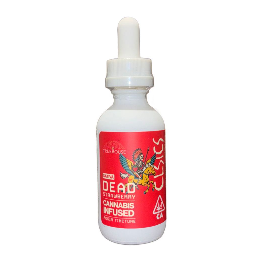 x Treehouse Live Rosin Tincture 1000mg - Dead Strawberry (S)