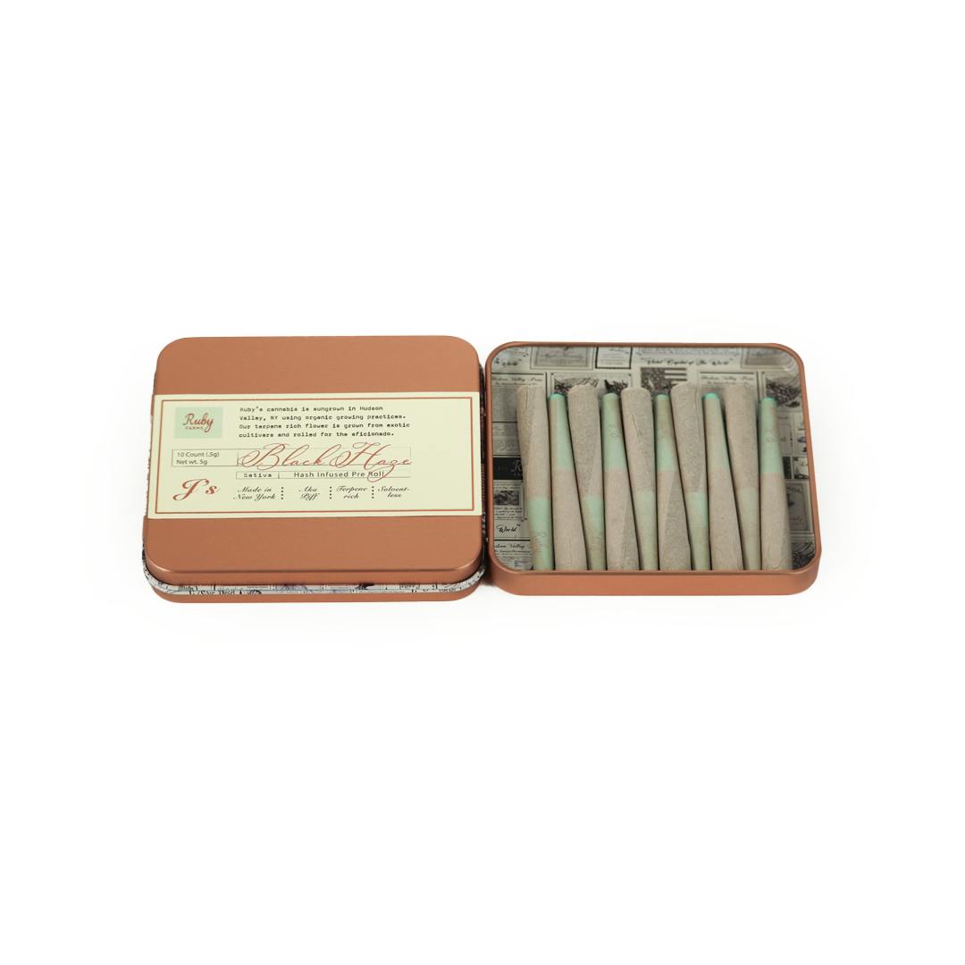 Sherbet Doobies .5g Hash Infused Prerolls 10 Pack | Ruby Farms