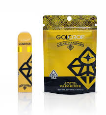 1g Super Lemon Haze Liquid Diamonds Disposable - Gold Drop
