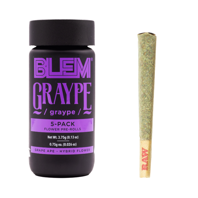 BLEM Graype (H) Preroll 5pk 3.75g