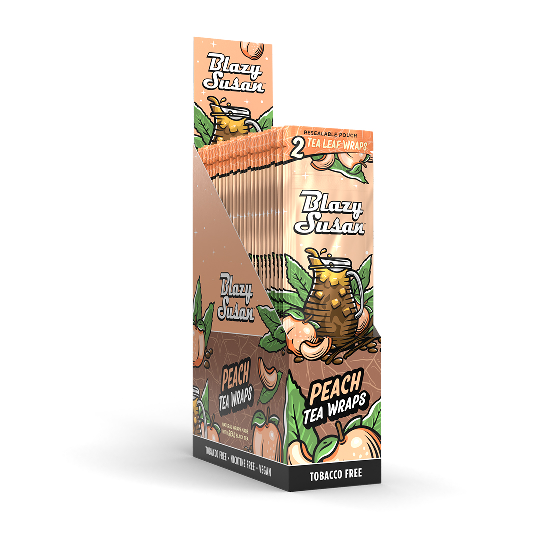 Blazy Susan | Tea Leaf Wrap (2 pack) | Peach Tea