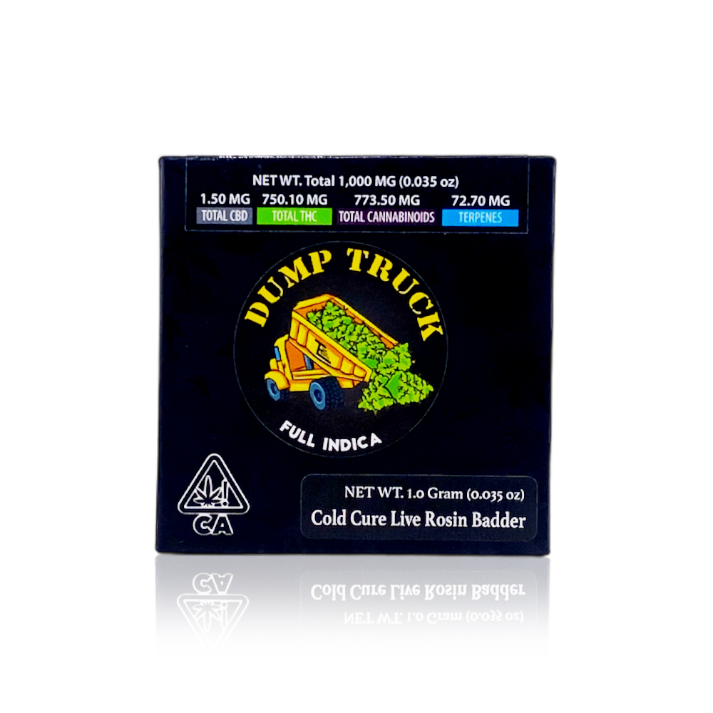 TEAM ELITE GENETICS - Concentrate - Dump Truck - Cold Cure Live Rosin Badder - 1G