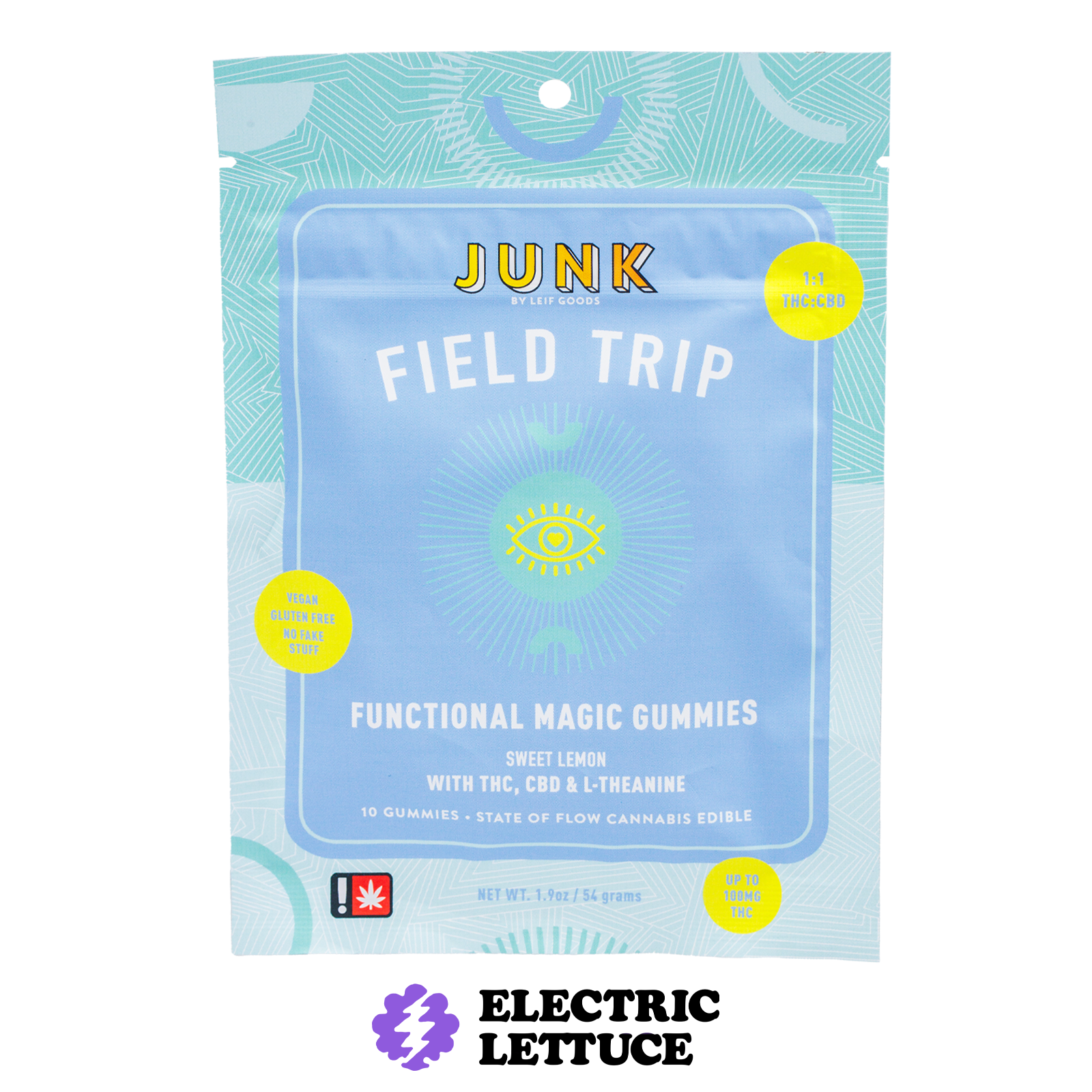 Junk Field Trip 1:1 Gummy 10pk 100mg