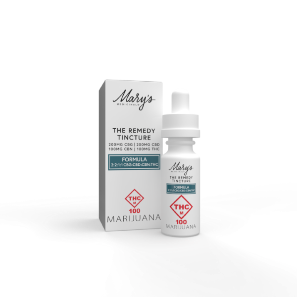 MARY'S MEDICIANALS REMEDY TINCTURE 100MG THC/200MG CBD/200MG CBG/100MG CBN
