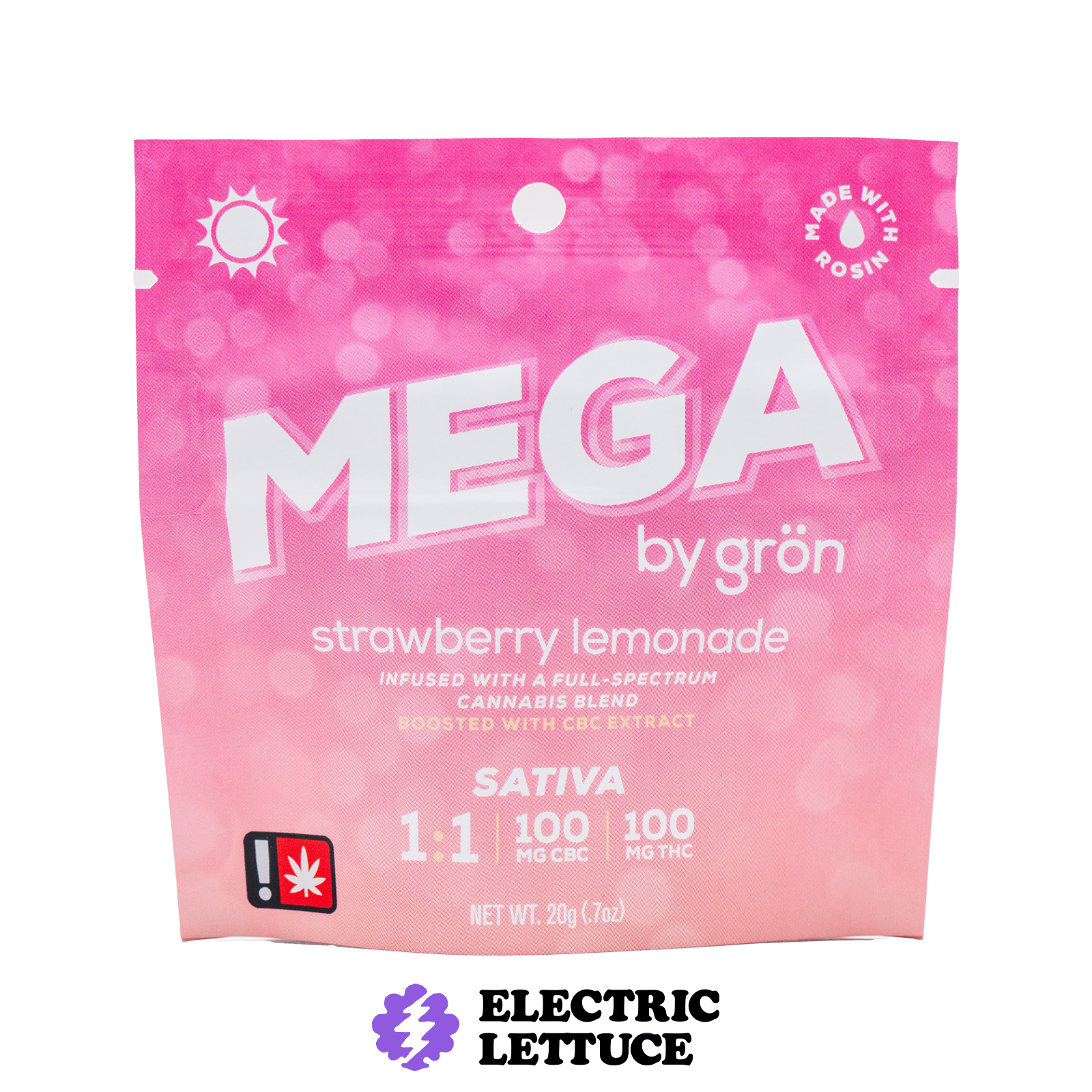 Gron Strawberry Lemonade 1:1 CBC Mega Pearl 100mg