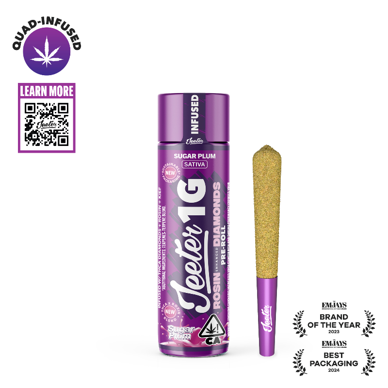 Jeeter Sugar Plum (S) Rosin Infused Preroll 1g