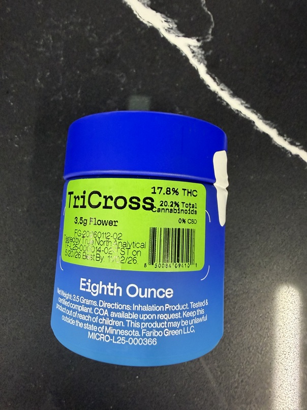 TriCross - Jar Dried Flower - 3.5 g - 1 ct - Dizgo