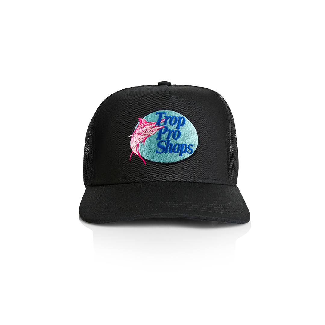 Tropicanna - Trop Pro Shops Trucker Hats - Black