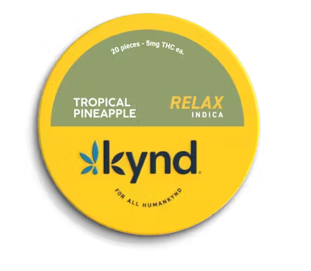 Kynd Relax Tropical Pineapple Gummies 5mg 20pk (V)