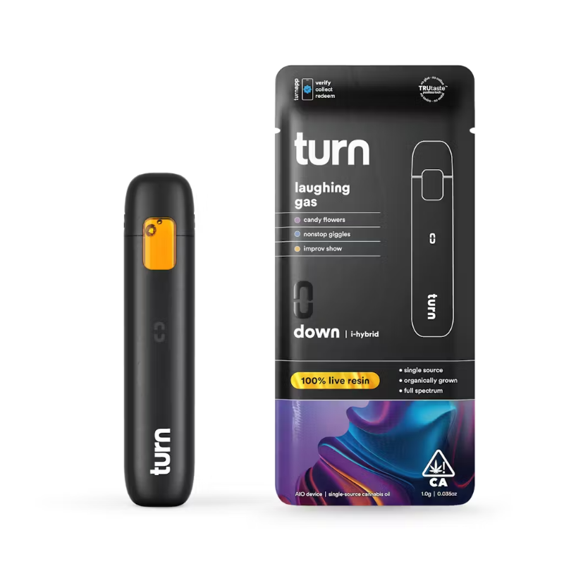 Turn - Laughing Gas Turn Down Live Resin Disposable 1g