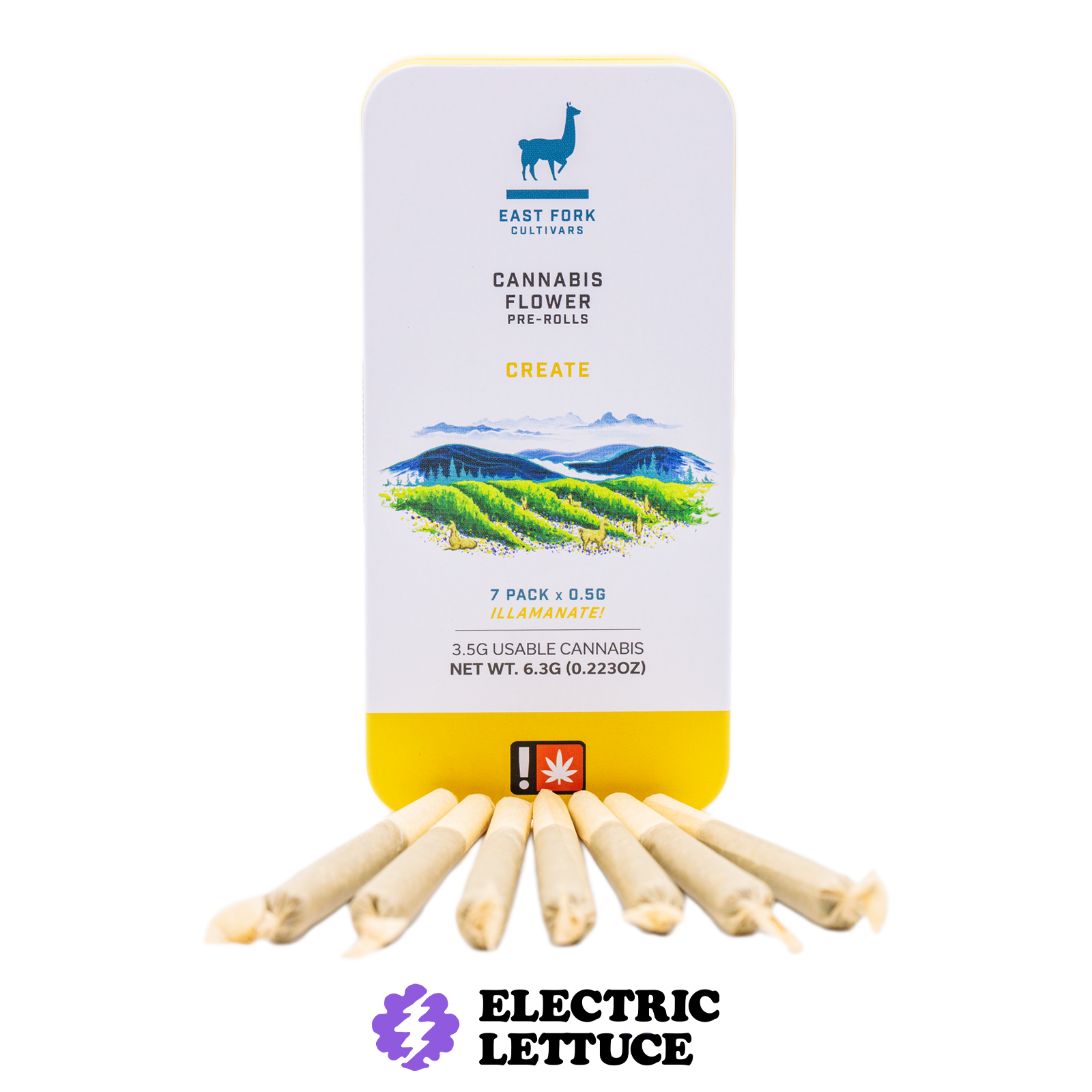 East Fork Cultivars Sasquatch Create 7pk Pre-Roll 0.5g