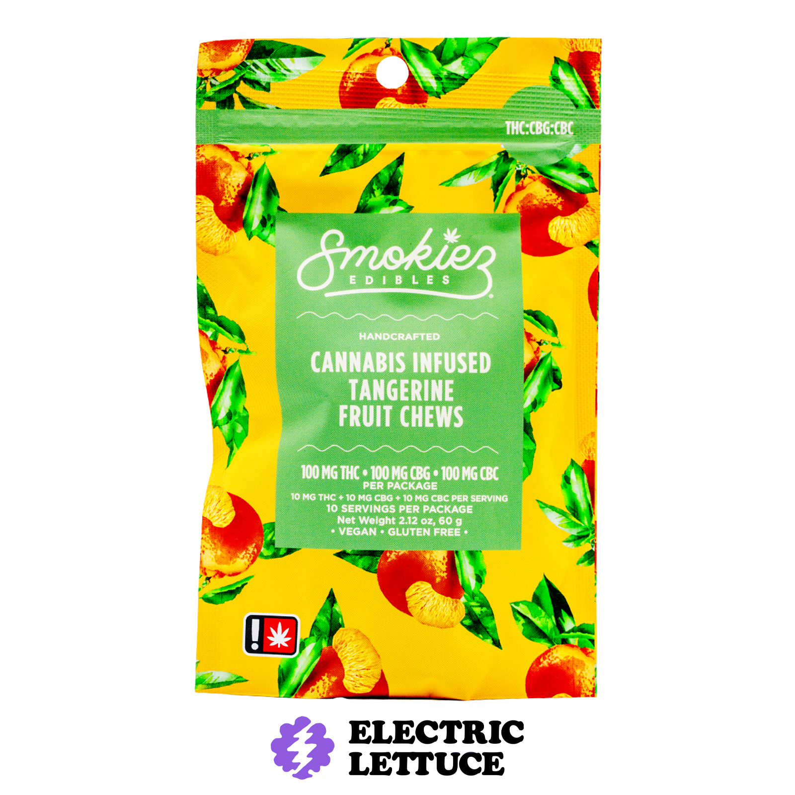 Smokiez Tangerine 1:1:1 CBC:CBG:THC 10pk