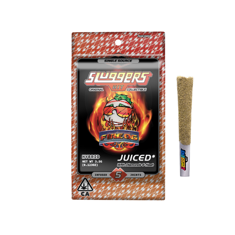 Sluggers Fire OG (I) Infused Preroll 5pk 3.5g