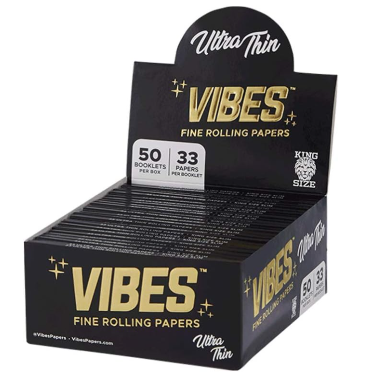 Vibes King Size Slim Ultra Thin Papers