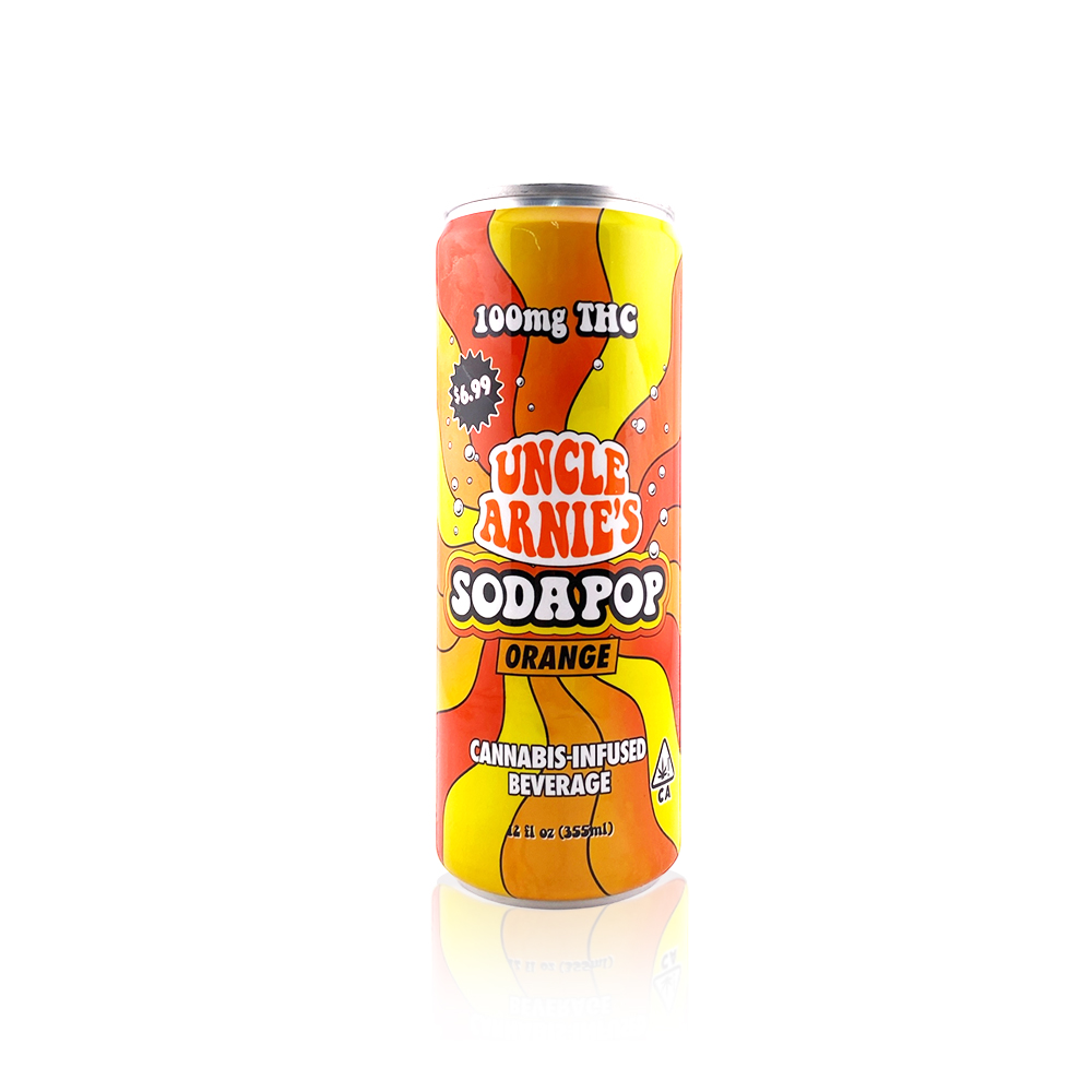 UNCLE ARNIES - Drink - Orange Soda - 12oz - 100MG