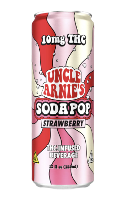 Uncle Arnie's | Strawberry Soda | 10mg THC Beverage