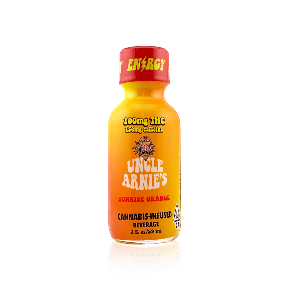 UNCLE ARNIE'S - Drink - Sunrise Orange - Caffeine - 2oz Shot - 100MG