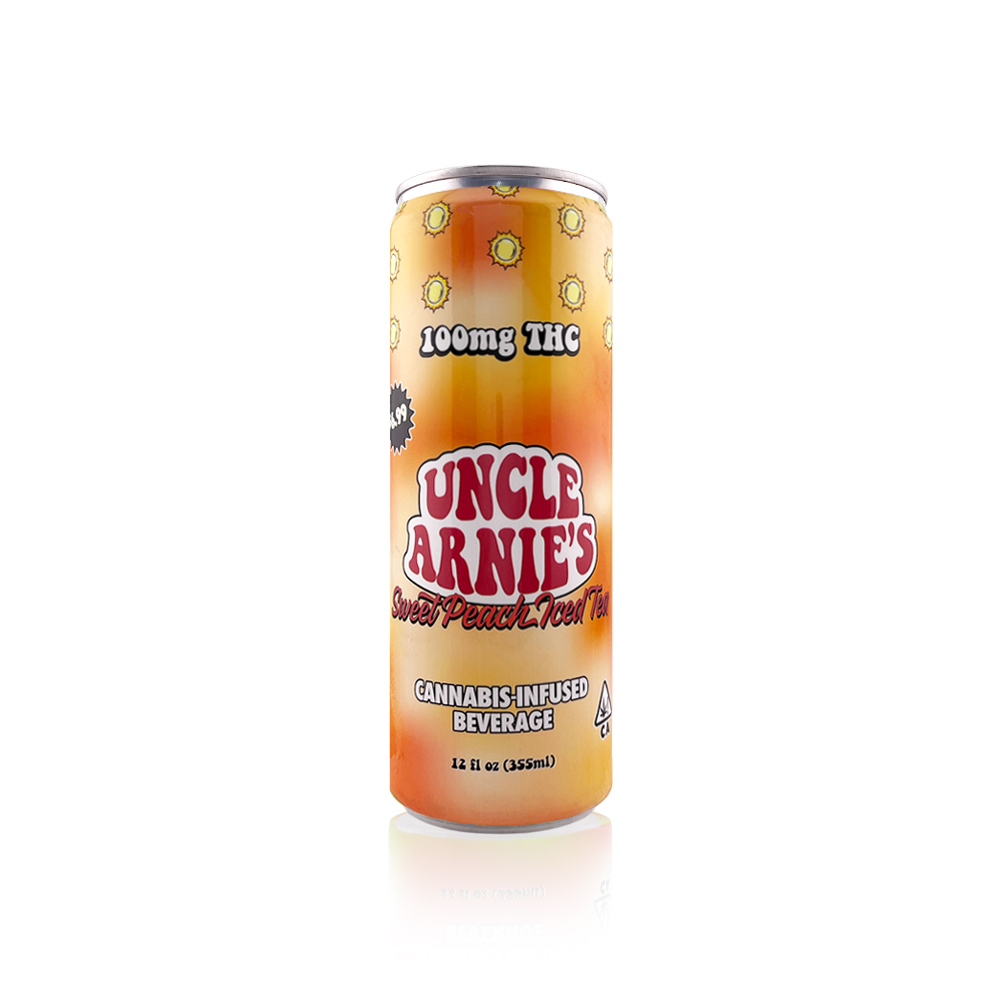 UNCLE ARNIE'S - Drink - Sweet Peach Iced Tea - 12oz - 100MG