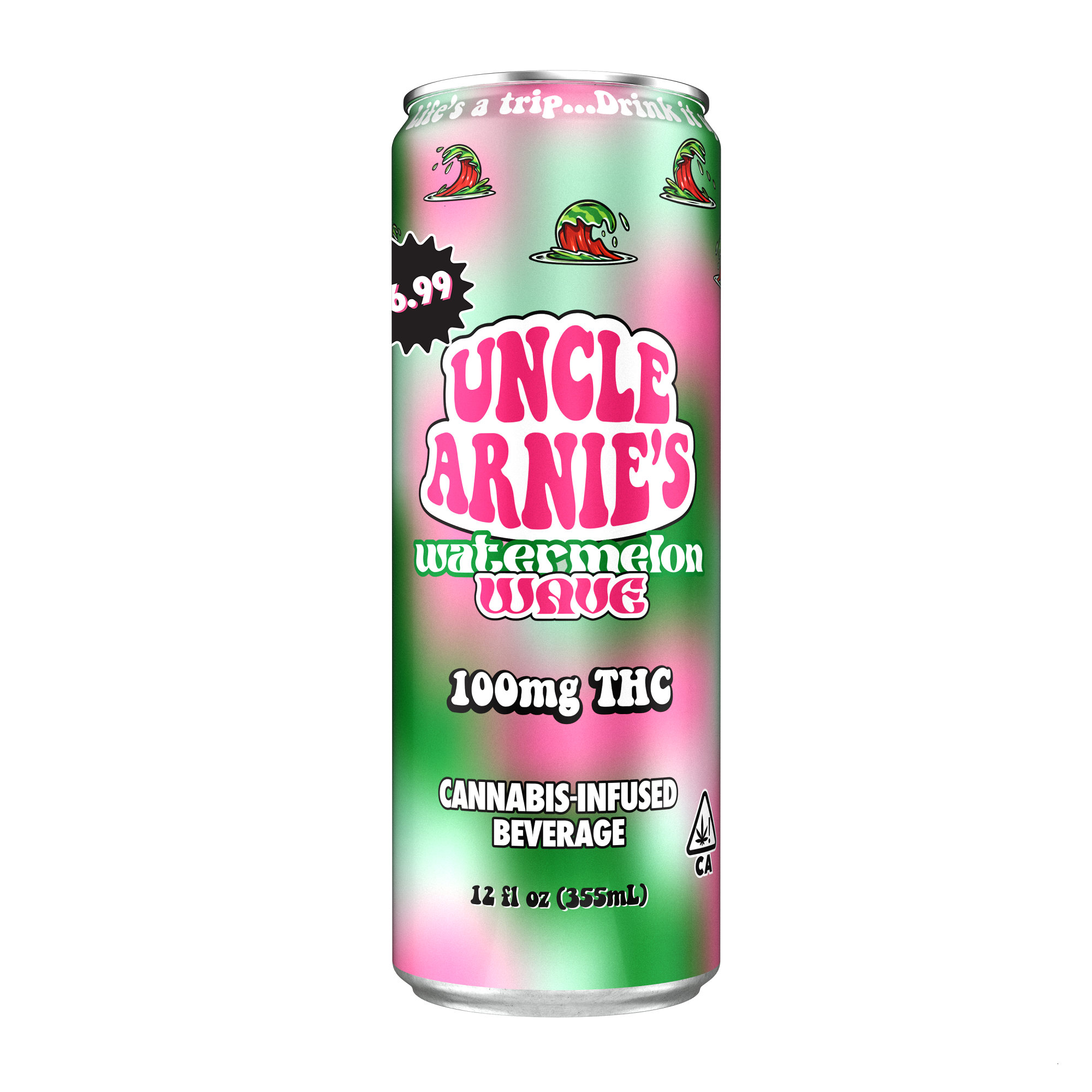 Uncle Arnies 100mg Watermelon Wave