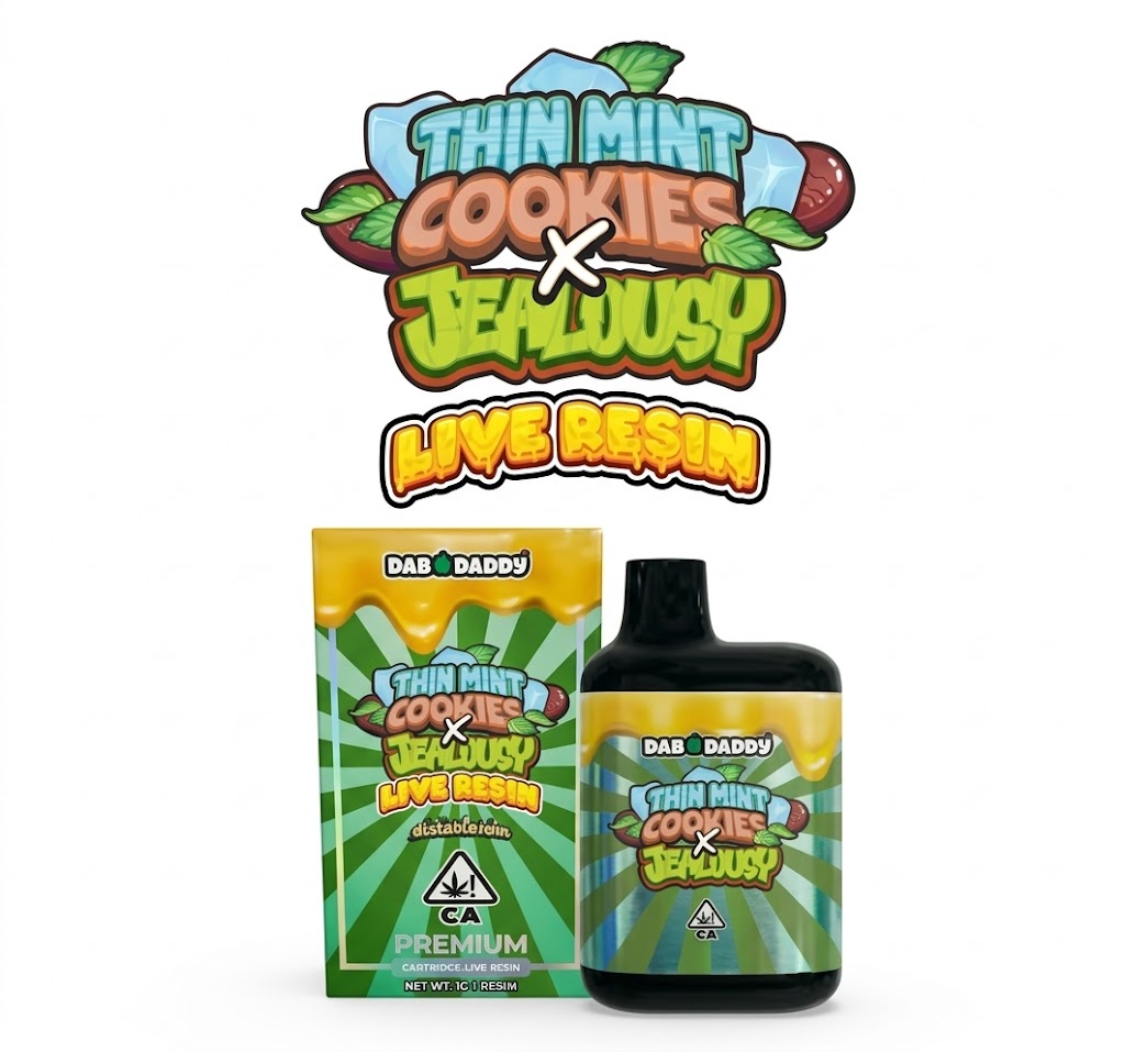 Dab Daddy - Disposable - Live Resin - Thin Mint Cookies - 1G
