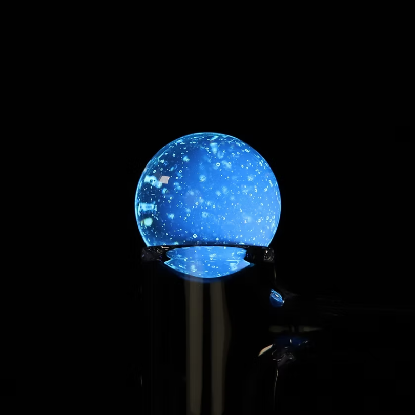Bear Quartz - UV Blue Marble 22mm - Accessories