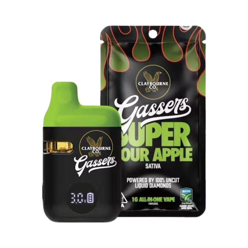 Claybourne Super Sour Apple (S) Diamonds AIO 1g