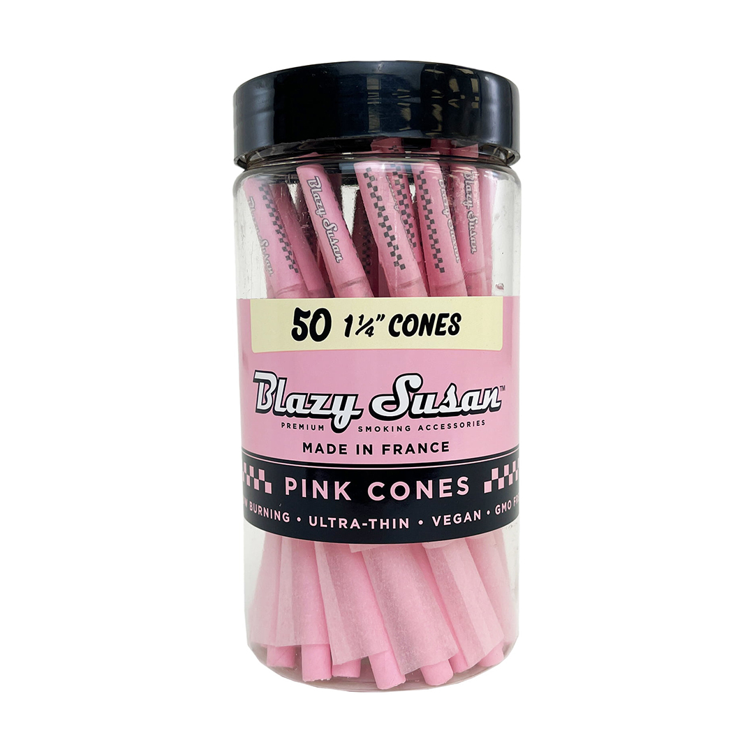PINK PAPER CONES 1 1/4 (50PK) - BLAZY SUSAN