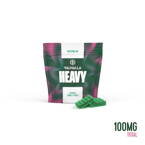 Valhalla | Edibles | Heavy | Watermelon | 2pk/100mg