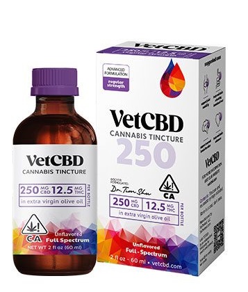 Vet CBD - 20:1 Regular Strength Tincture 2oz 12.5mg
