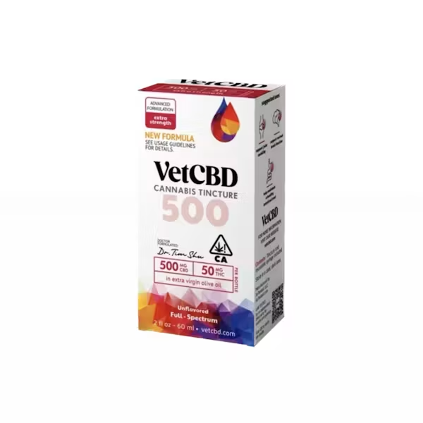 Vet CBD - 10:1 Extra Strength Tincture 2oz 50mg