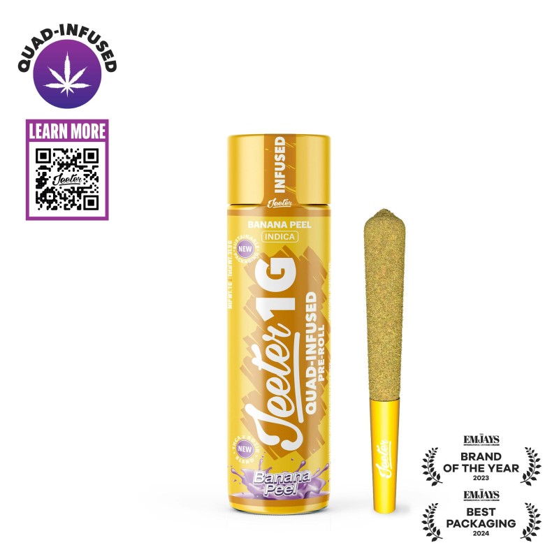 Jeeter Banana Peel (I) Rosin Infused Preroll 1g