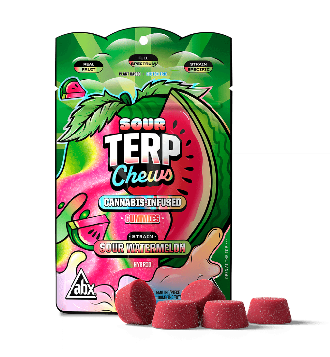 [ABX] Gummies - 100mg - Sour Watermelon (H)