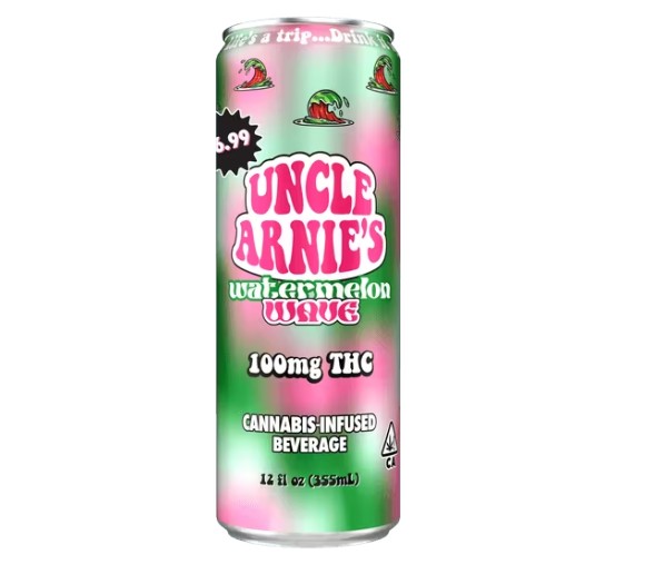 [Uncle Arnie's] Beverage - 100mg - Watermelon Wave