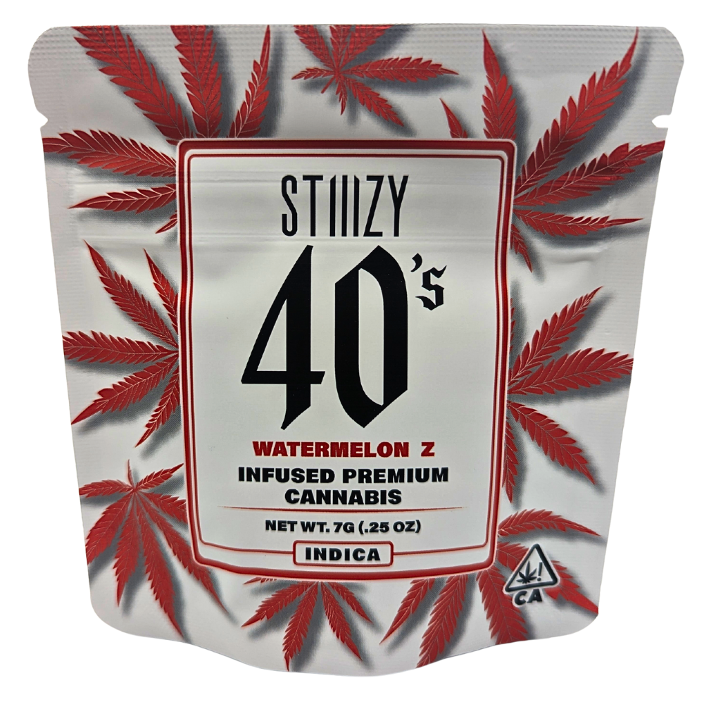 STIIIZY 40's Infused Flower 7g - Watermelon Z (I)