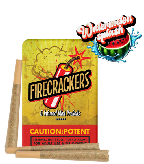 Firecrackers Watermelon Splash 0.7g 5pk Infused Prerolls